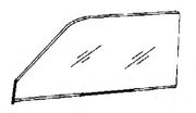 DIY Fron Door Glass Driver Side Plymouth Sundance Hatchback 1987-1994
