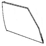 DIY Front Door Glass Passenger Side Range Rover County 1987 1988