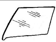 DIY Rear Door Glass Driver Side Toyota Cressida Sedan 1981-1984