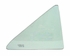 Passenger Side Rear Vent Window Glass - Replacement For Toyota Camry 2002-2006