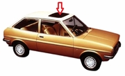 DIY Sun Roof Glass Ford Fiesta  Hatchback 1977-1981
