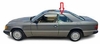 Driver Quarter Glass Mercedes Benz 300CE 2 Door Coupe 1988-1989