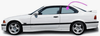 Driver Side Quarter Glass BMW 325 2 Door Coupe 1992-1994