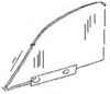 Front Door Glass Driver Side BMW 540i 1997-2003 4 Door Sedan