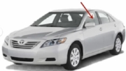 Front Door Glass Driver Side Toyota Camry 2007-2011 4 Door Sedan