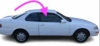 Front Door Glass Passenger Side Toyota Camry 1994-1996 2 Door Coupe