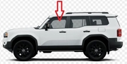 Front Driver Side Door Glass Toyota Land Cruiser 4 Door Utility 2024-2026