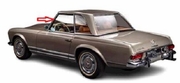 Front Passenger Glass Mercedes Benz 230SL 2 Door Coupe 1963-1973