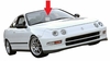 Front Windshield Glass Acura Integra 2 Door Coupe 1994-2001