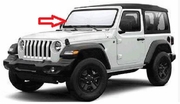 Front Windshield Glass Jeep Wrangler 2 Door Utility 2024