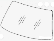 Front Windshield Glass Mercedes Benz 300SD 4 Door Sedan 1981-1989