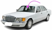 Front Windshield Glass Mercedes Benz 300SE 4 Door Sedan 1992-1993
