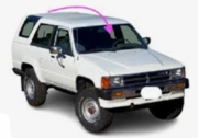 Front Windshield Glass Toyota 4Runner 1984-1989 2 Door Utility