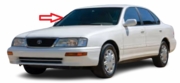 Front Windshield Glass Toyota Avalon 1995-1996 4 Door Sedan