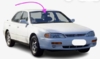 Front Windshield Glass Toyota Camry 1994-1996 2 Door Coupe