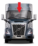 Front Windshield Glass Volvo VN Series Conventional Cab 2018-2024