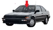Front Windshield Glass Acura Integra 2 Door Hatchback 1986-1989