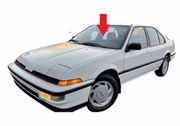 Front Windshield Glass Acura Integra 4 Door Hatchback 1986-1989