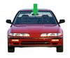 Front Windshield Glass Acura Integra 2 Door Hatchback 1990-1993