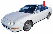 Rear Driver Door Glass Acura Integra 4 Door Sedan 1994-2001