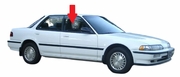 Front Passenger Door Glass Acura Integra 4 Door Sedan 1990