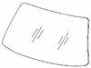 Front Windshield Glass Ford F Series F150 2 Door Standard Cab 2024-2026