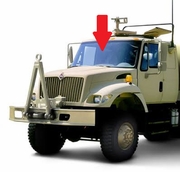 Front Windshield Glass Navistar 7000 Series 4 Door Conventional Cab 2024-2025
