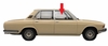 Passenger Side Door Glass BMW 2500 4 Door Sedan 1969-1976