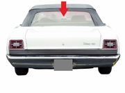 Rear Back Window Glass Ford Galaxie 500 4 Door Hardtop 1969-1970