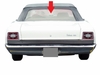 Rear Back Window Glass Ford Galaxie 500 4 Door Hardtop 1969-1970