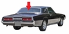 Rear Back Window Glass Ford Thunderbird 2 Door Coupe 1969