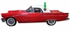 Rear Quarter Glass Ford Thunderbird 2 Door Hardtop 1957