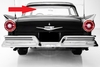 Rear Back Window Glass Ford Fairlane 500 4 Door Sedan 1960
