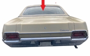 Rear Back Window Glass Ford Custom 500 4 Door Sedan 1970