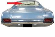 Rear Back Window Glass Ford Galaxie 500 4 Door Hardtop 1970
