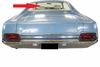 Rear Back Window Glass Ford Galaxie 500 4 Door Hardtop 1970