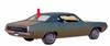 Rear Back Window Glass Ford Torino 4 Door Hardtop 1970