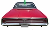 Rear Back Window Glass Ford Thunderbird 4 Door Hardtop 1971