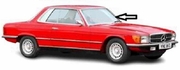 Windshield Front Glass Mercedes Benz SLC Class 2 Door Coupe 1972-1981