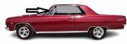 Driver Quarter Side Door Glass Chevrolet Malibu 2 Door Convertible 1964-1965