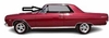 Driver Quarter Side Door Glass Chevrolet Malibu 2 Door Convertible 1964-1965