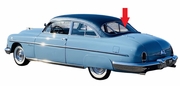Rear Back Window Glass Lincoln Cosmopolitan 2 Door Coupe 1949-1951