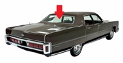 Rear Back Window Glass Lincoln Continental 4 Door Sedan 1973-1974