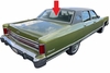 Rear Back Window Glass Lincoln Continental 4 Door Sedan 1975-1976