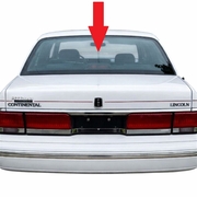 Rear Back Window Glass Lincoln Continental 4 Door Sedan 1988-1993