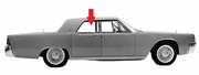 Rear Passenger Side Door Glass Lincoln Continental 4 Door Sedan 1961-1963