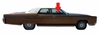 Front Passenger Side Door Glass Lincoln Town Car 4 Door Sedan 1972-1973