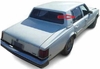 Rear Driver Side Door Glass Cadillac Seville 4 Door Sedan 1975-1979