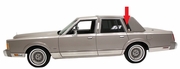 Driver Side Quarter Glass Lincoln Town Car 4 Door Hardtop 1989