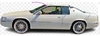 Front Driver Side Door Glass Cadillac Eldorado 2 Door Coupe 1992-1993